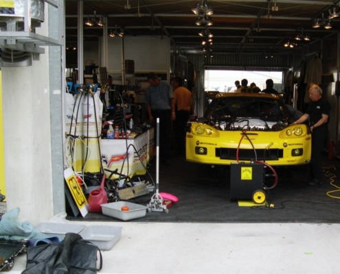 Le Mans Corevette Pit
