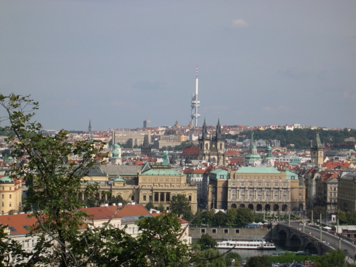 Czech Republic Prague view TV tower