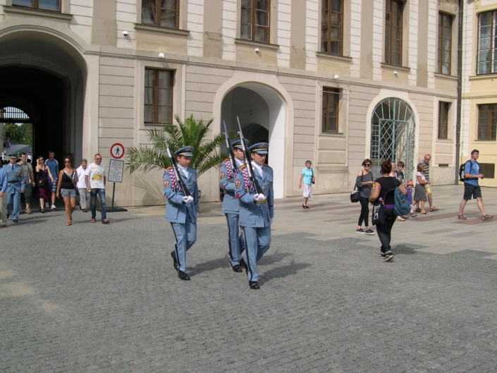 Czech Republic Prague Palace guard change