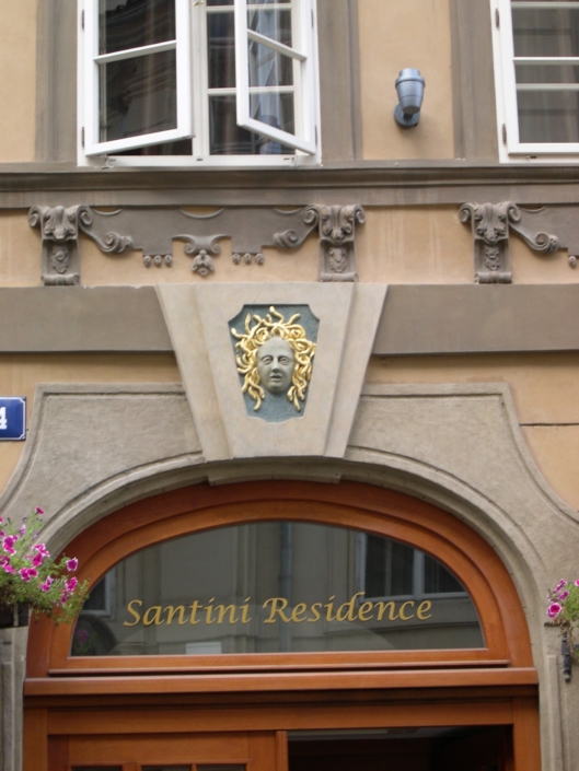 Czech Republic Prague Mala Strana houses