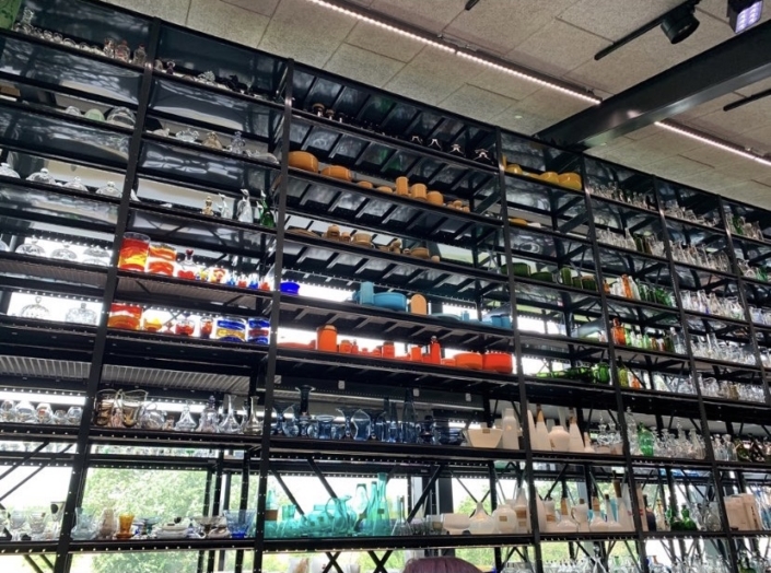 Denmark Naestved Holmegaardvaerket glass storage