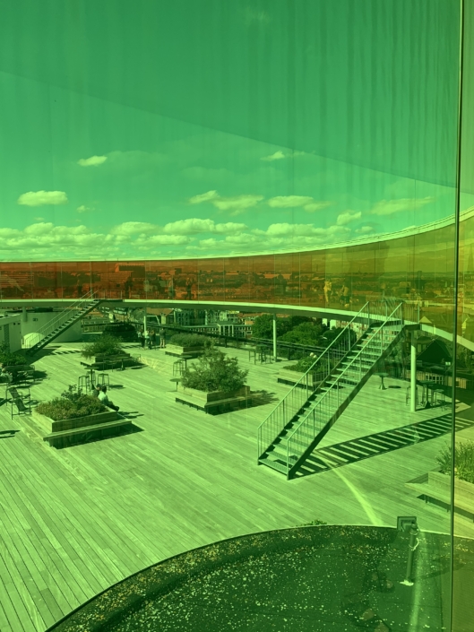 Denmark Aarhus ARoS inside the rainbow