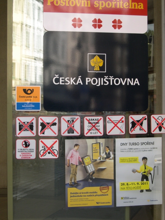 Czech Republic Prague post office