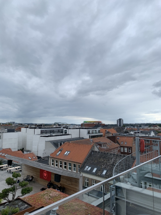 Denmark Aarhus view from Salling Rooftop