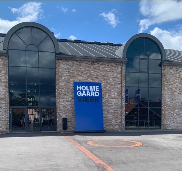 Denmark Naestved Holmegaardvaerket entrance