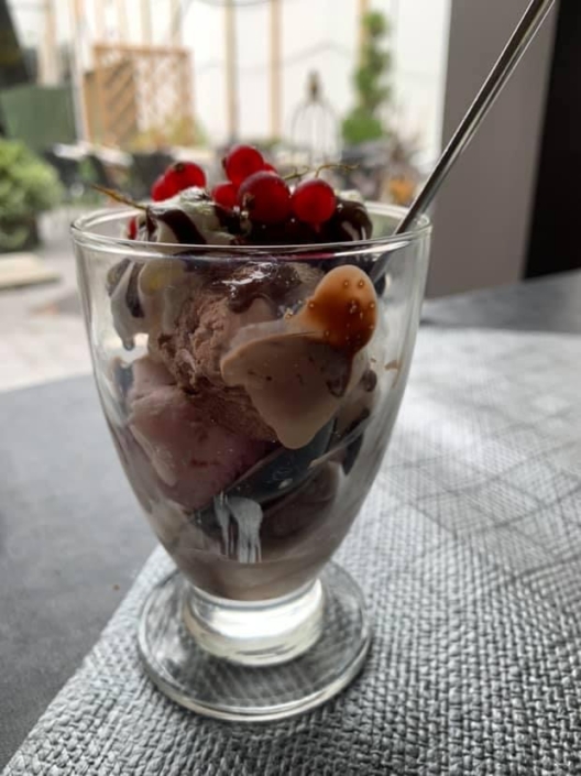 Denmark Naestved Restaurant Mona Lisa dessert